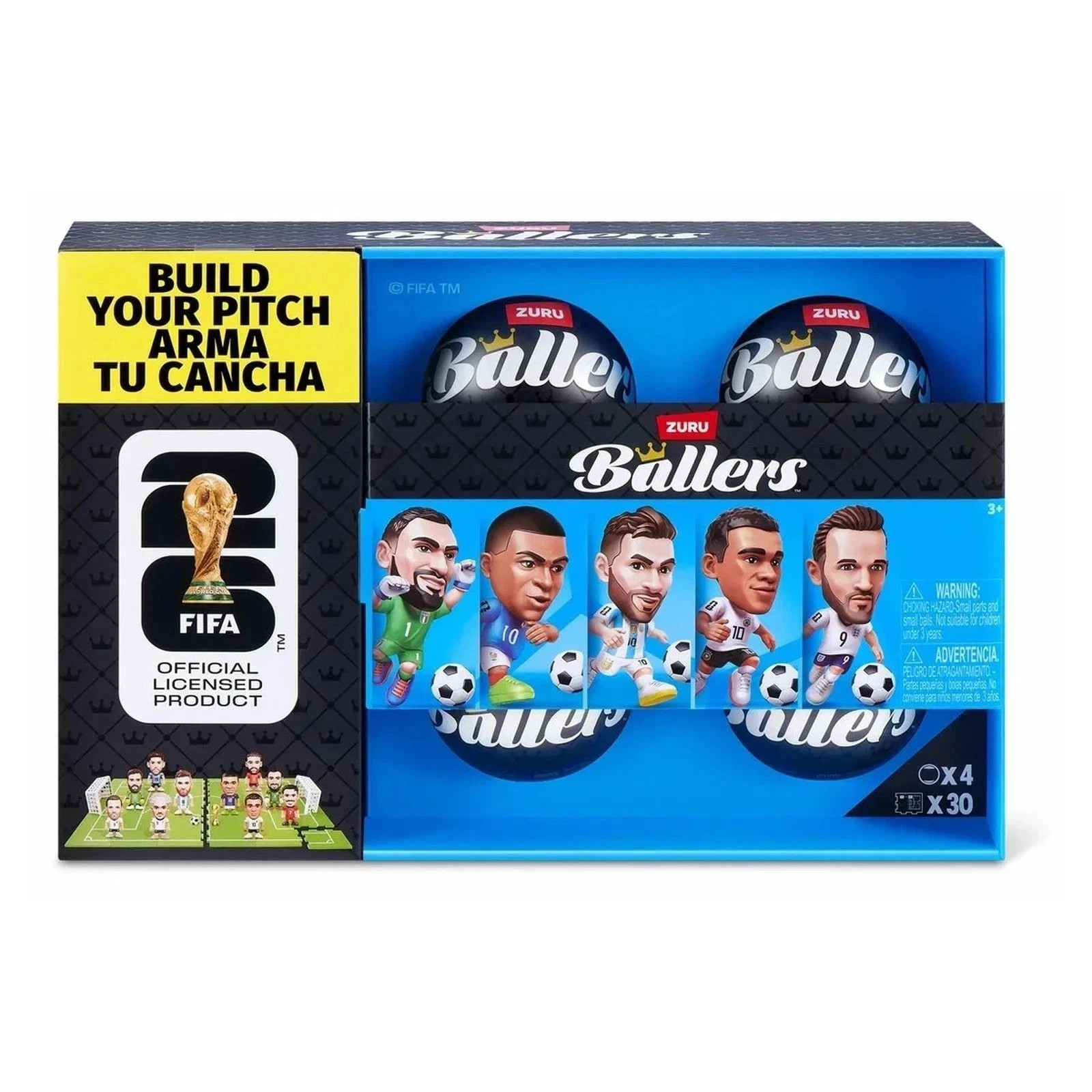 ZURU FIFA World Cup 2026 Ballers Series 1 Mystery 4-Pack - Rare